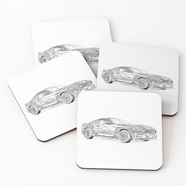 Item preview, Mustang Drift Wireframe designed and sold by Auto-Prints.