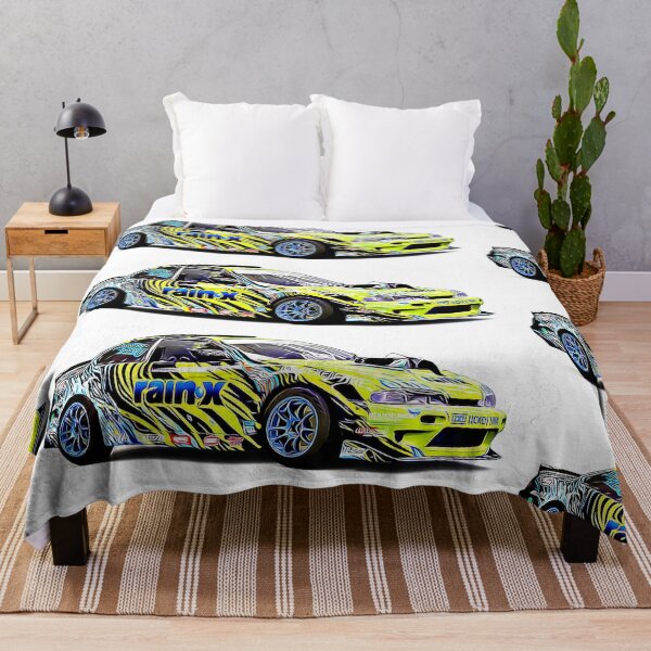 Artikelvorschau, 240SX Drift Cartoon entworfen und verkauft von Auto-Prints.