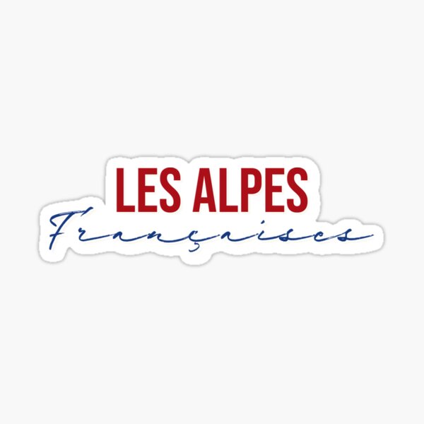 The French Alps Sticker