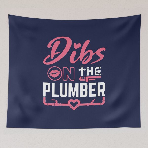 Item preview, Dibs on the Plumber Plumber's Wife Girlfriend Valentine's Day designed and sold by jaygo.
