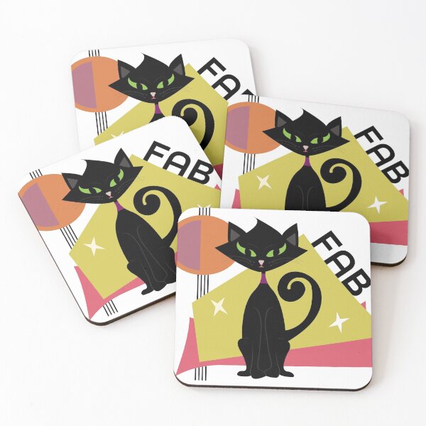Item preview, Fab Retro Cat designed and sold by 'Alison  Keeps It Classic.'.