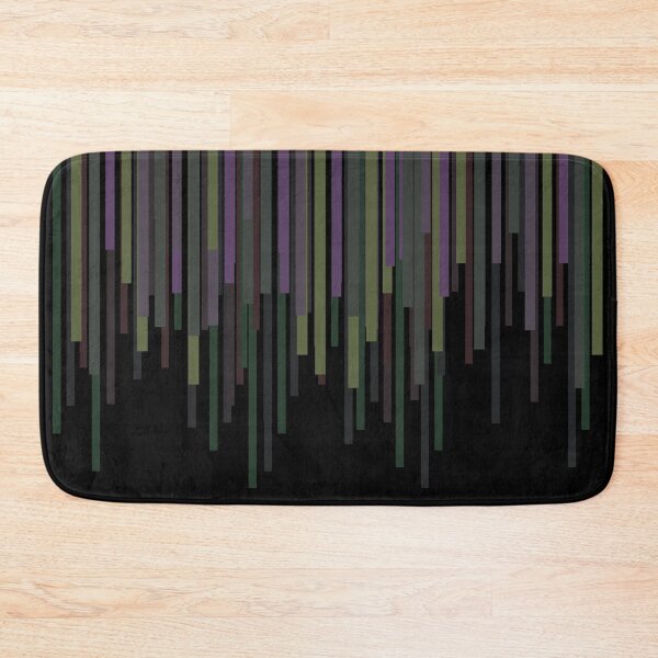 Item preview, Dark Thick Vertical Lines Fringe (Black) designed and sold by Petra Rosa.