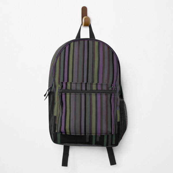 Item preview, Dark Thick Vertical Lines Fringe (Black) designed and sold by Petra Rosa.