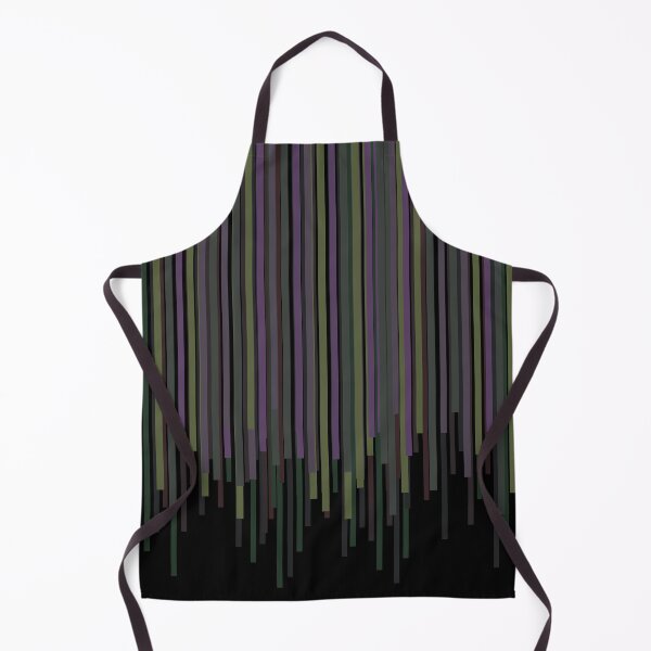 Item preview, Dark Thick Vertical Lines Fringe (Black) designed and sold by Petra Rosa.