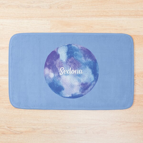 Item preview, Sedona - Round Watercolor (Pastel Violet Blue) designed and sold by CityCollection.