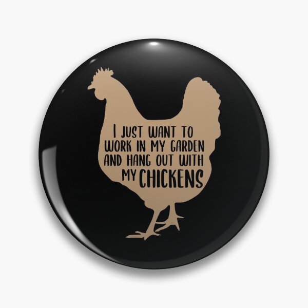 Item preview,  I just want to work in my garden and hang out with my chicken designed and sold by EclairVanilla.