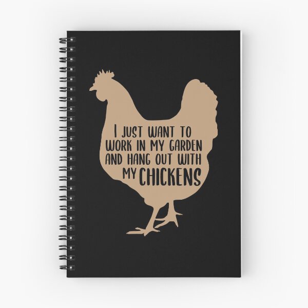 Item preview,  I just want to work in my garden and hang out with my chicken designed and sold by EclairVanilla.