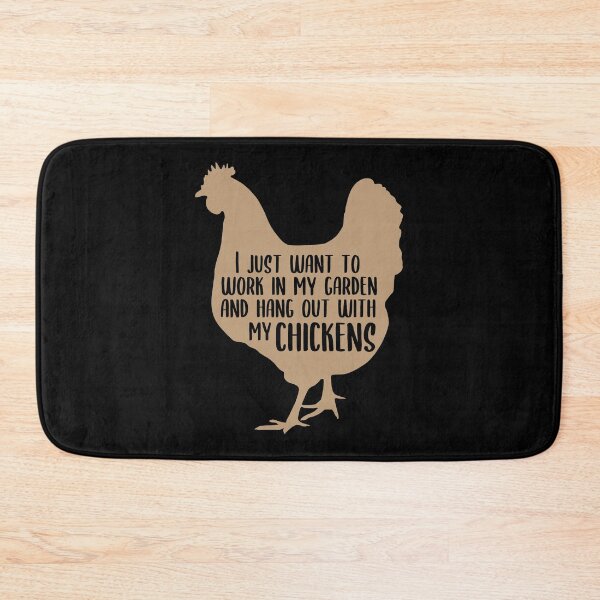 Item preview,  I just want to work in my garden and hang out with my chicken designed and sold by EclairVanilla.