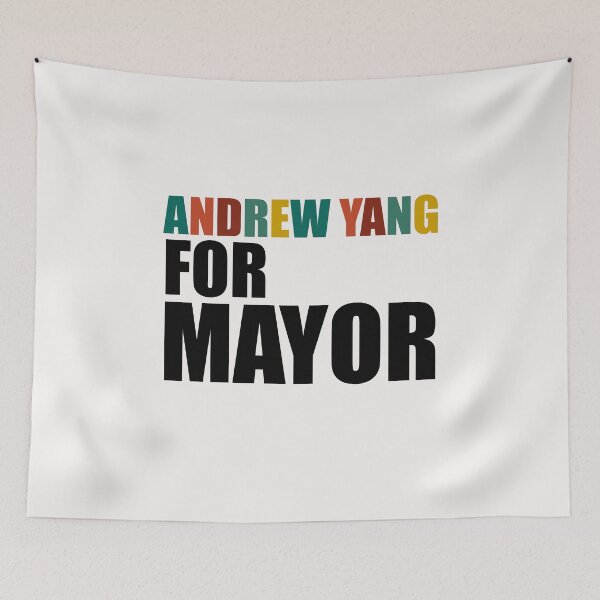 Item preview, ANDREW YANG FOR MAYOR designed and sold by happy gift art.