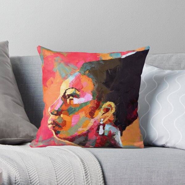 Keeper of The Flame - Nina Simone Throw Pillow