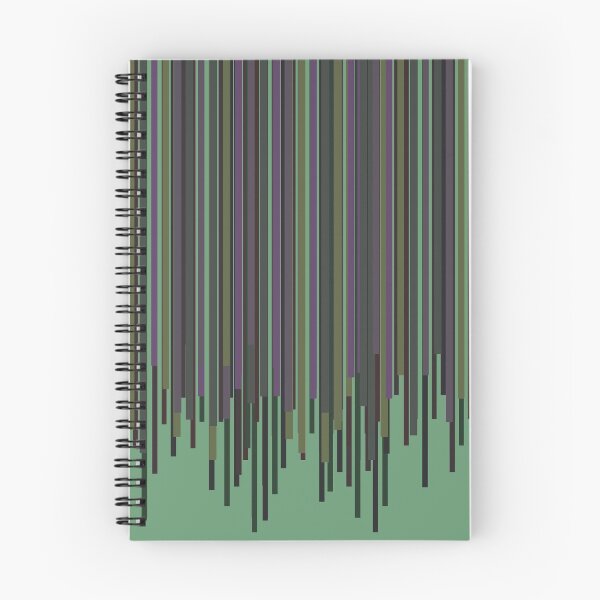 Item preview, Dark Thick Vertical Lines Fringe (Oxley Green) designed and sold by Petra Rosa.