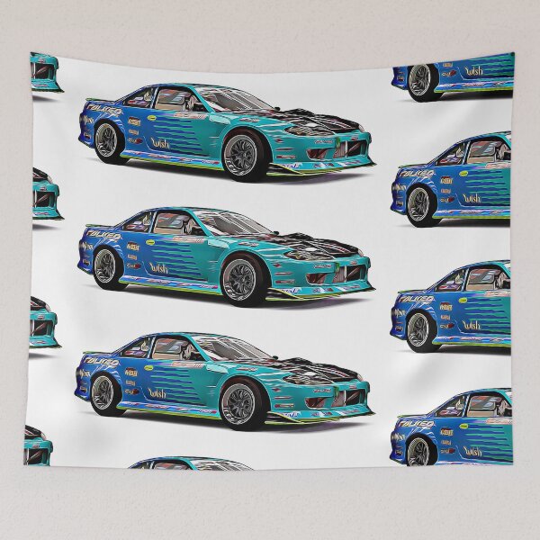 Artikelvorschau, Sylvia S15 Drift Cartoon entworfen und verkauft von Auto-Prints.