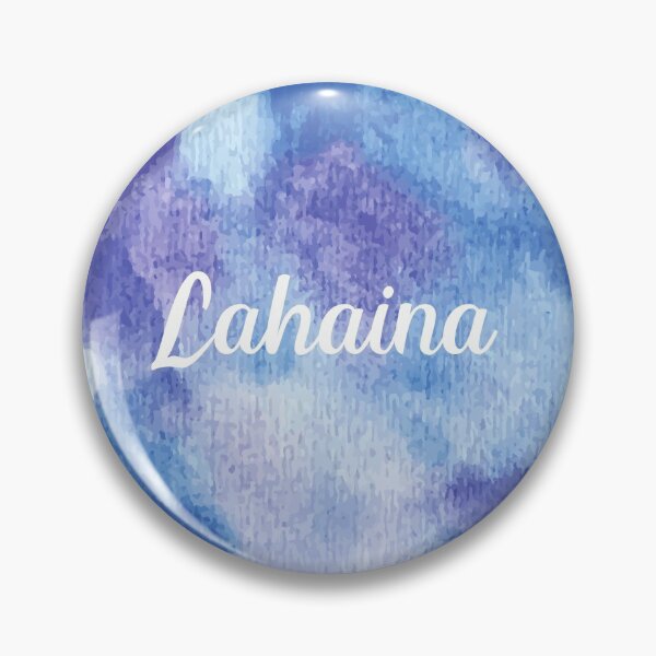 Item preview, Lahaina - Round Watercolor (Pastel Violet Blue) designed and sold by CityCollection.