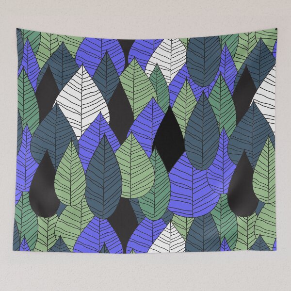 Item preview, Leaf Line Drawing Art Pattern  designed and sold by SwePattern.