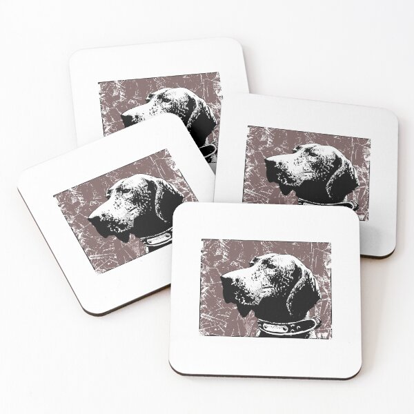 Item preview, drawing of a plott hound pup  designed and sold by martodesign.