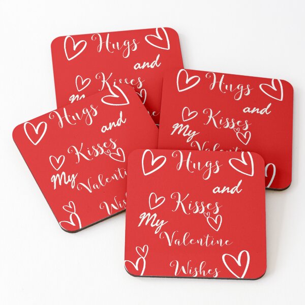Item preview,  Hugs and Kisses my valentine wishes designed and sold by Mizems.