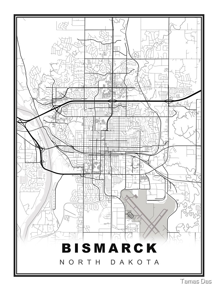"Bismarck Map" by sibudas Redbubble