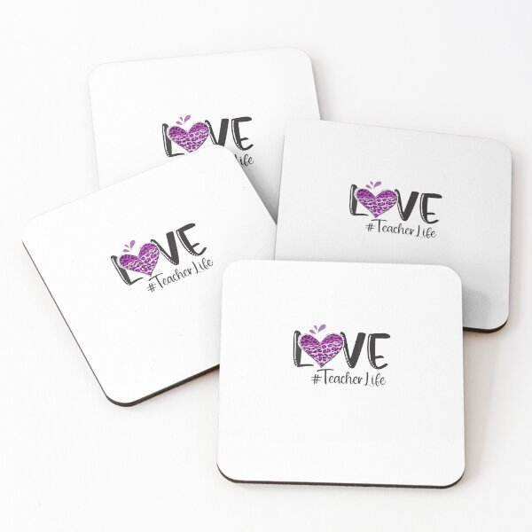 Item preview, Love Teacher Life Leopard Print Heart Valentine Day Teachers designed and sold by vodanhdvh.