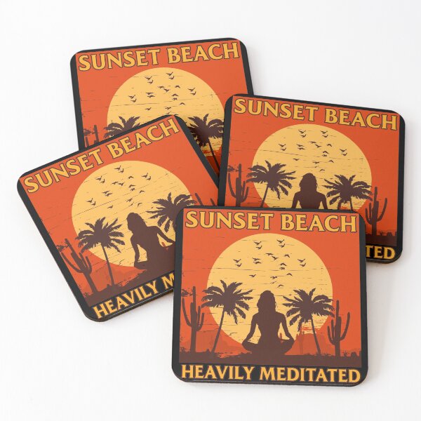 Item preview, Heavily meditated-Beach yoga designed and sold by Nature-mark.