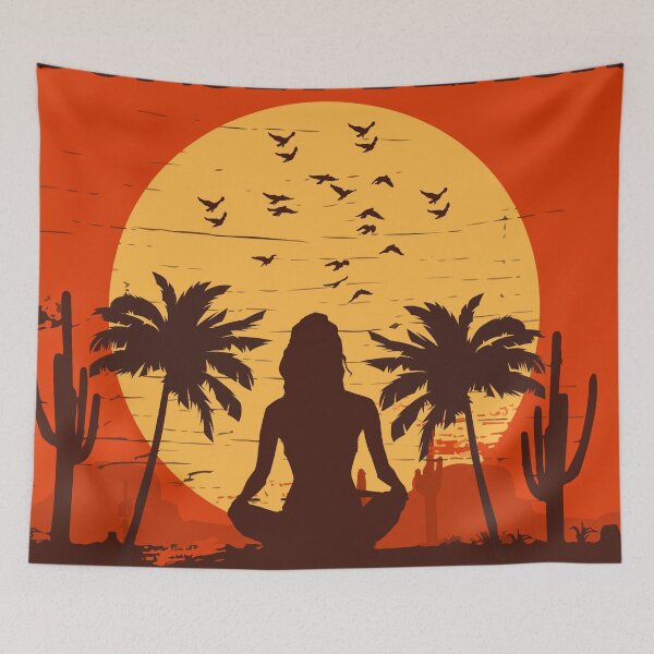 Item preview, Heavily meditated-Beach yoga designed and sold by Nature-mark.