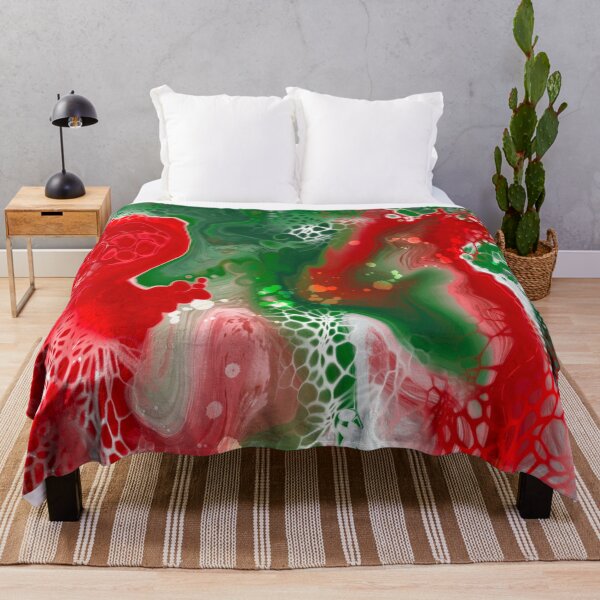 Item preview, Mistletoe, digital fluid pour with cells designed and sold by MayGreenAbgrall.