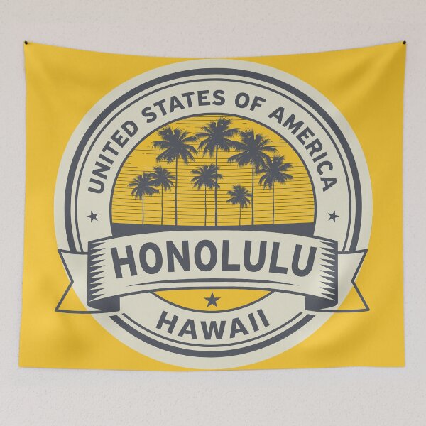Item preview, Hawaii, Honolulu designed and sold by studio838.