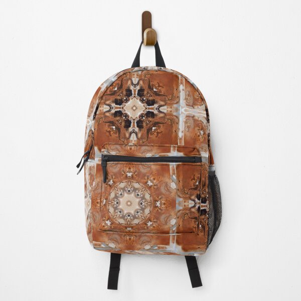 Artikelvorschau, Gothic Diamond Cross Floret Fliesenmuster Rust Brown Cream entworfen und verkauft von jocelynsart.