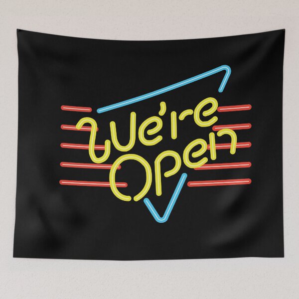 Item preview, we're open! designed and sold by tenmanchan.
