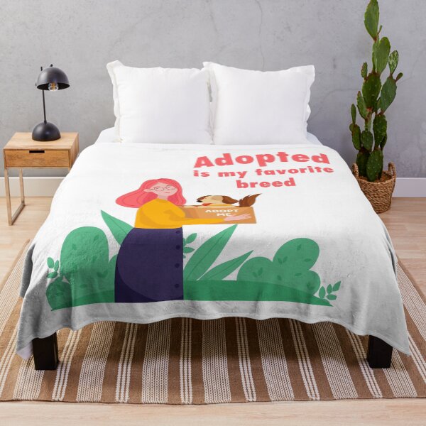 Item preview, Adopted is my favorite breed | My favorite breed is an adopted breed designed and sold by Giovanni's Brown Quotes.