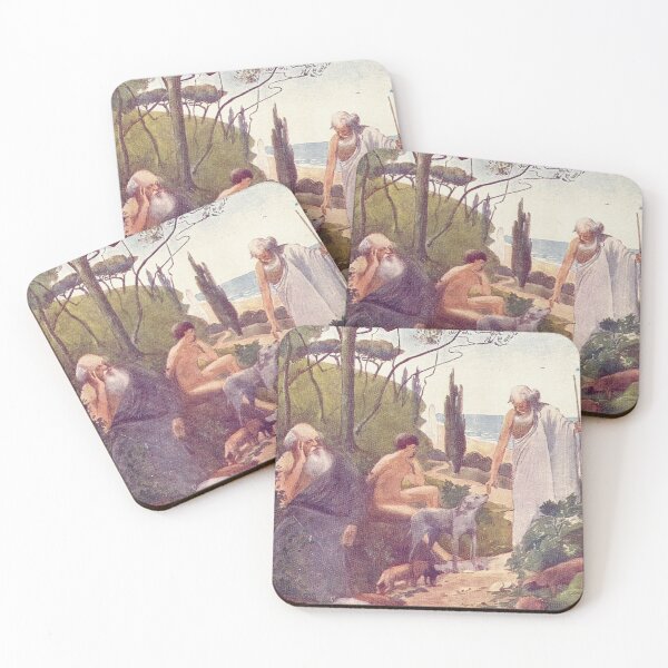Item preview, Return of Odysseus and his dog designed and sold by ClassicalGreece.