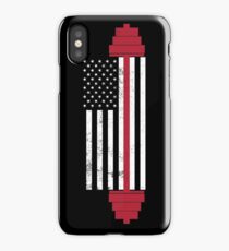 USA Weightlifting Flag iPhone Case