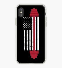 USA Weightlifting Flag iPhone Case