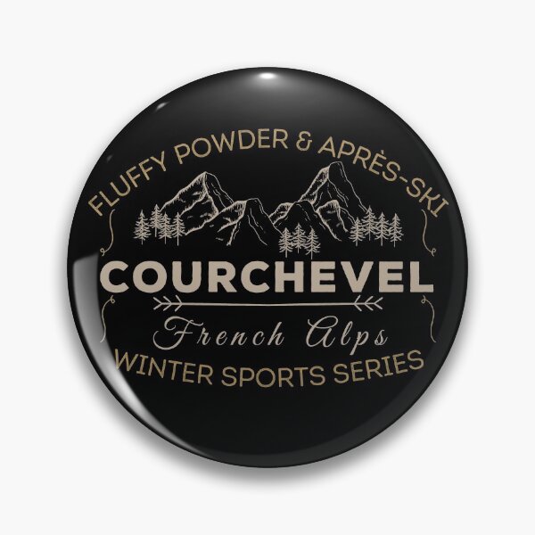 Item preview, Courchevel Winter Sports Fluffy Powder & Après-Ski designed and sold by Hoiho Adventure Shirts.