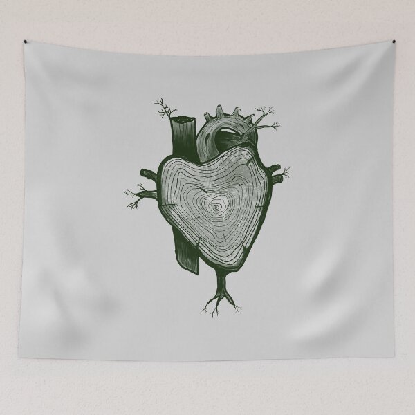 Item preview, Anatomical Tree Heart designed and sold by The Water Nerd.