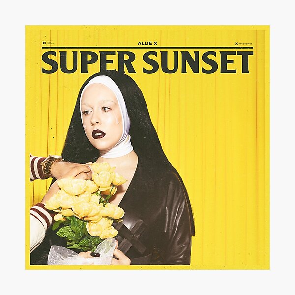 ALLIE X - Super Sunset Photographic Print