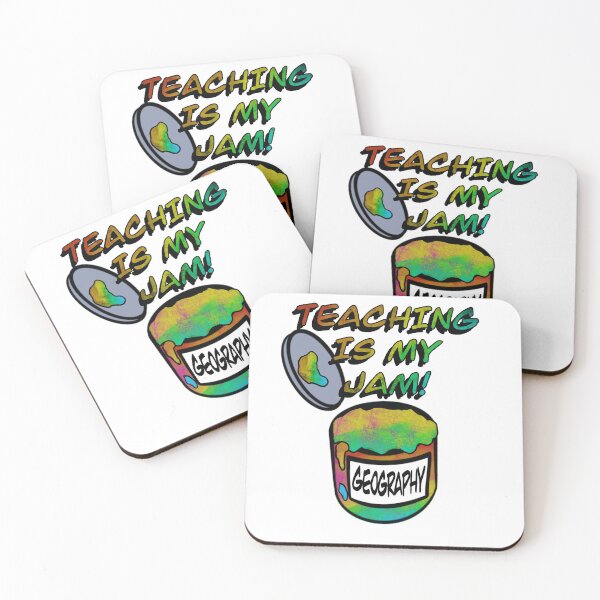 Item preview, Teaching is my jam - Geography designed and sold by BusyMonkeys.