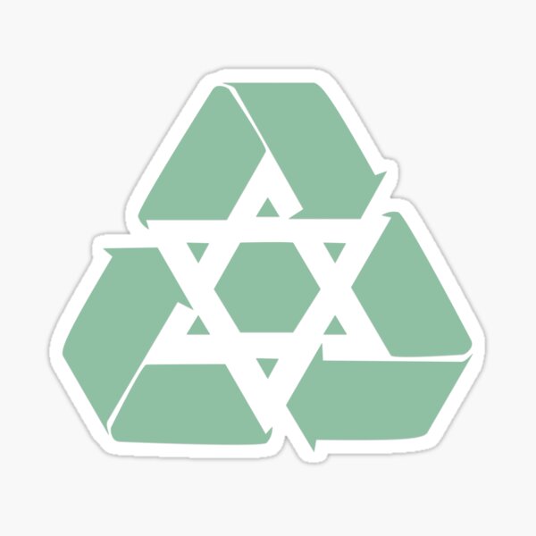 Item preview, Star of David Recycling designed and sold by samemeow.