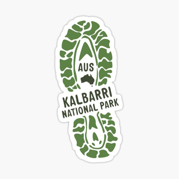 Item preview, Kalbarri National Park Australia AUS Hiking Bushwalking Boot Print designed and sold by palmettodigital.