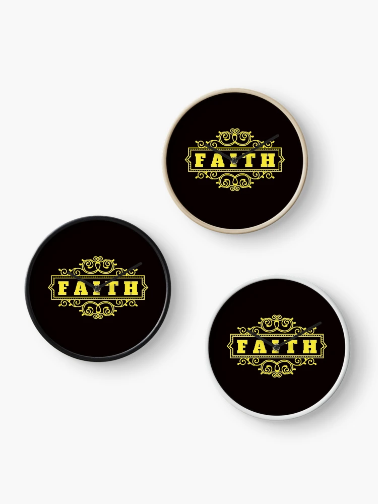 Thumbnail 3 of 4, Clock, FAITH designed and sold by julset.
