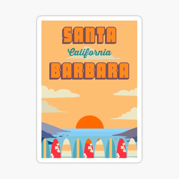 Item preview, Santa Barbara - California. designed and sold by America Roadside..