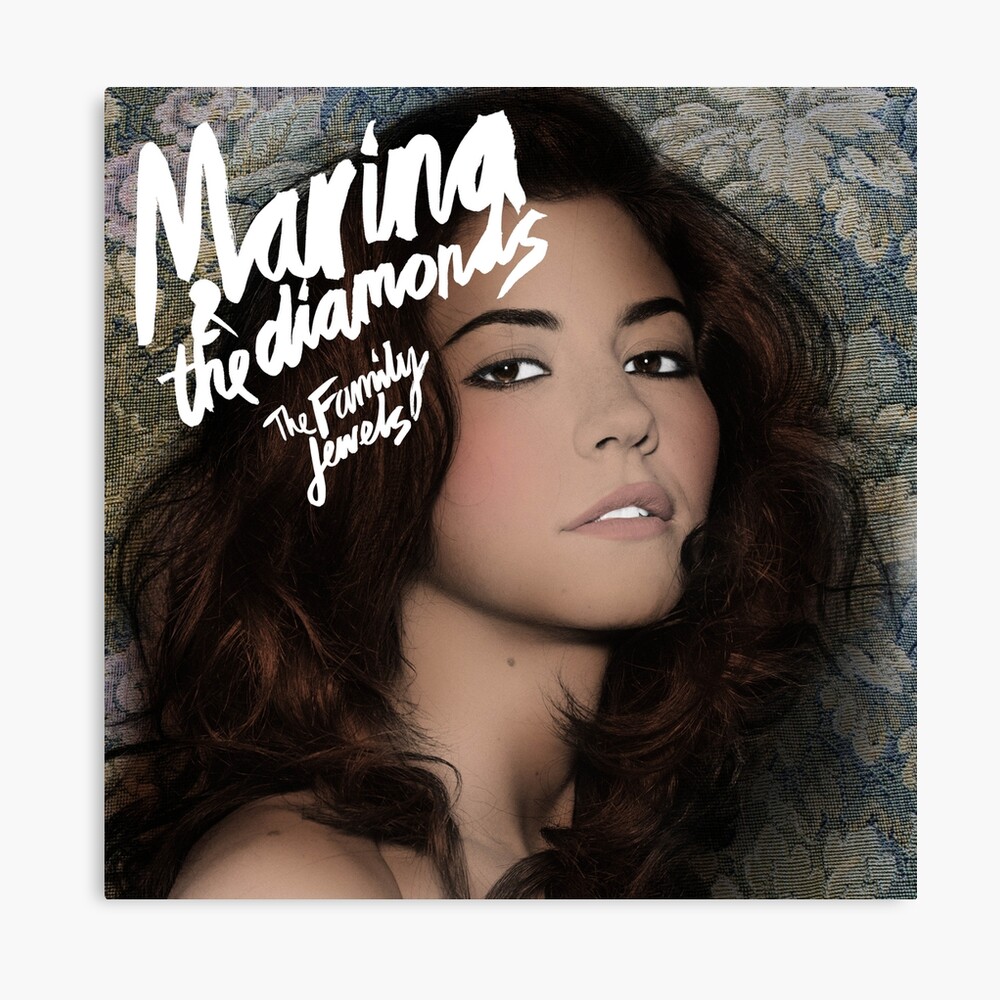 MARINA (and The Diamonds) - The Family Jewels Poster by Andro