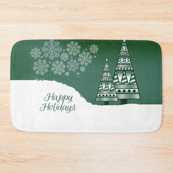 Item preview, Abstract Winter Holiday - Green designed and sold by serenaking.
