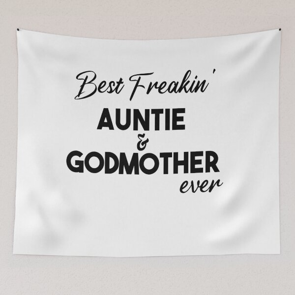 Item preview, Best Freakin' Auntie And Godmother Ever Family Aunt Mother Family designed and sold by Andrea Lina.