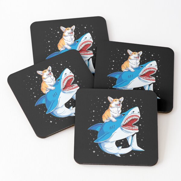 Item preview, Corgi Riding Shark designed and sold by GordonDrummond.