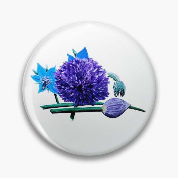 Item preview, Chive Borage Splash designed and sold by Rina Arling.