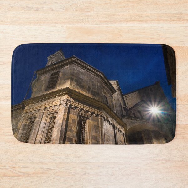 Item preview, Beautiful Bergamo at Night - Bright Star at Santa Maria Maggiore Basilica designed and sold by Georgia Mizuleva.