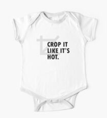 Crop it like it's hot. One Piece - Short Sleeve