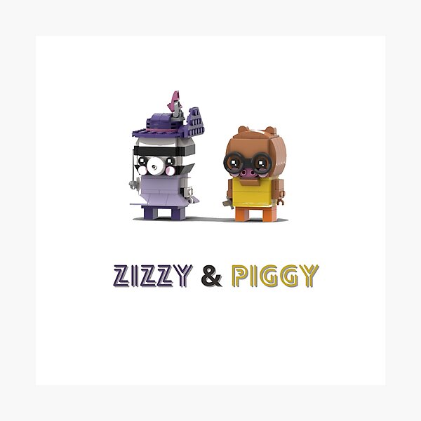 LEGO MOC Brickheadz - Zizzy & Pony (Piggy) by PatrickStarGames