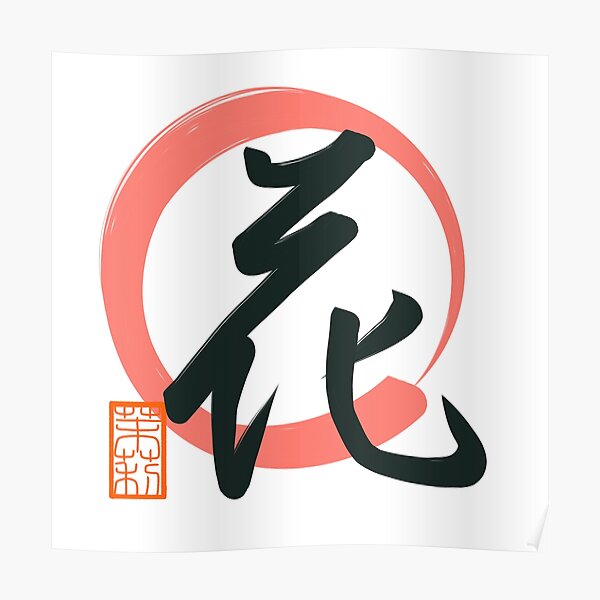 Poster Chinesische Charaktere Redbubble