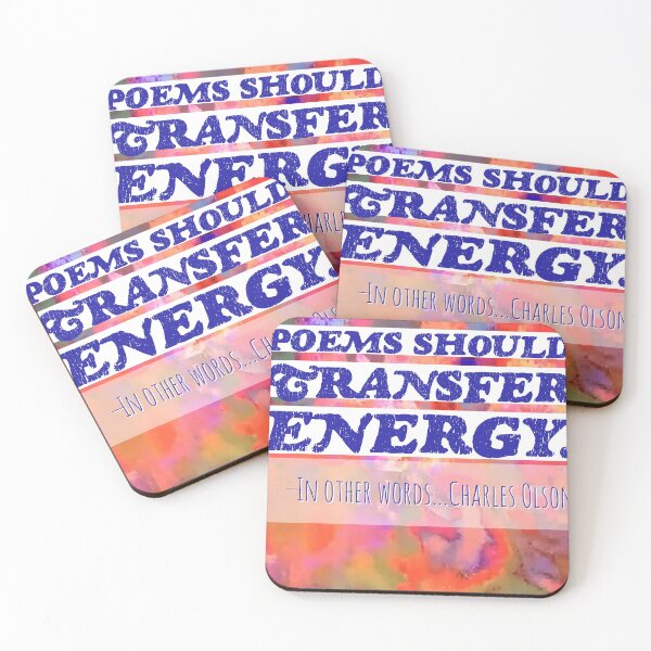 Item preview, POEMS SHOULD TRANSFER ENERGY - CHARLES OLSON designed and sold by PetrifiedEnj73.